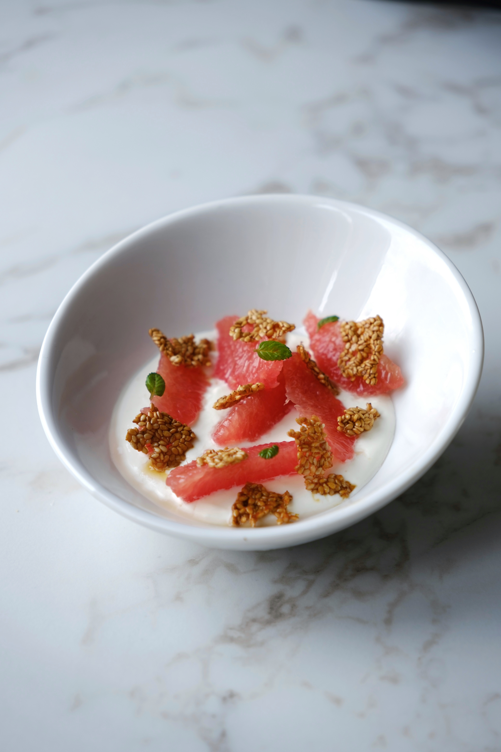 cuisine saine mousse litchi pamplemousse