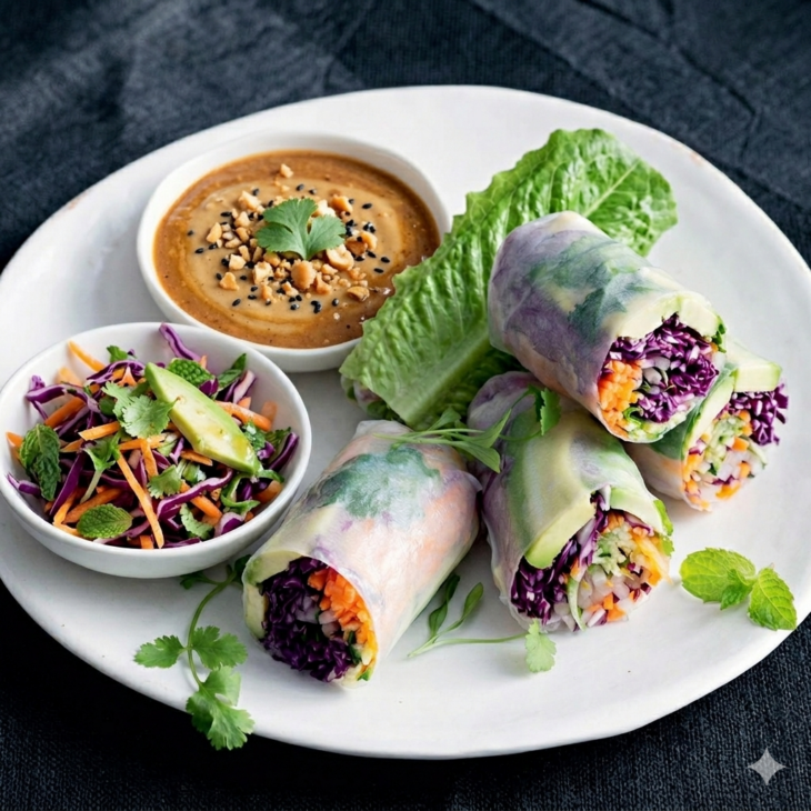 rouleaux de printemps healthy